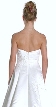Off Shouldered Radiating Bead Bridal Gown — back
