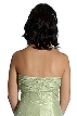 Strapless Ruched Bodice Prom Dress — back