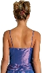Short Layered Prom Dress with Flower Applique — back