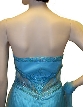 Strapless English Net Prom Dress — back