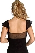 Empire Cut Beaded Cocktail Prom Dress — back
