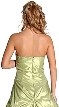 Strapless Beaded Prom Ball Gown — back