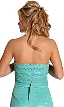 Strapless Beaded Full Length Prom Dress — back