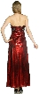 Strapless Sweetheart Formal Evening Dress — back