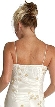 Formal Dress with Beaded Flower Patterns — back in Ivory