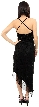 Asymmetric Beaded Formal Dress — back