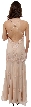 Floral Beaded Formal Dress — back