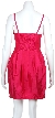 Short Pleated Party Dress — back