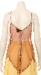 V-cut Spaghetti Strapped Dazzling Top — back