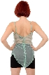 Asymmetric Top with Flowers & Radiating Sequins — back