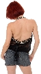 Halter Top Sequined Night on the Beach Blouse — back