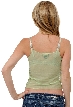 Golden Wings Spaghetti Strapped Top — back in Apple Green