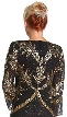 Hand Beaded Full Length Formal Dress — back