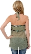 Halter Neck Beaded/Pebbled Top — back