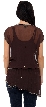 Tinkling Asymmetric Beaded Top — back