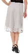 Multi Dotted Knee Length Skirt — back