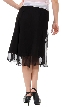 Embellished Circles Knee Length Skirt — back