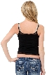 Net Top with Multi-color Beadwork — back