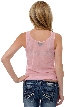 Hand Beaded Sheer Sleeveless Top — back