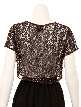 Hand Beaded Net Floral Jacket — back