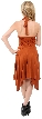Form Fitting Asymmetric Short Cocktail & Party Dress — back