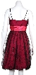 Rouched Shirred Short Cocktail Dress — back