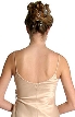 Short Button Satin Dress — back