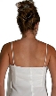 Short Chiffon Dress with Flower Applique — back
