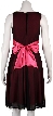 Two-Tone Knee Length Party Dress — back