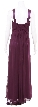 Halter V-Neck Empire Cut Formal Evening Dress — back