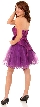 Strapless Short Homecoming Party Dress with Pleating — back