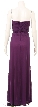 Strapless Empire Cut Bridesmaid Dress — back in Purple