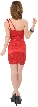 Single Shoulder Form FittingRuched Party Dress — back