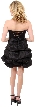 Strapless Bubble Prom Dress with Floral Details — back