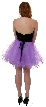 Strapless Flirty Short Party Dress — back