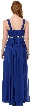 Empire Waist Formal Dress with Bead Accent — back