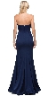 Sweetheart Neck Rhinestones Waist Long Jersey Prom Dress — back