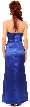 Shimmering Strapless Evening Dress with Waist Applique — back