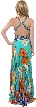 Tropical Elegance Long Formal Dress — back