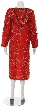 Butterfly Design Tea Length Gown — back