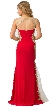 Sweetheart Neck Lace & Mesh Embellishments Long Prom Dress — back