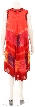 Loose fitted Asymmetrical Tie-Dye Casual Dress — back