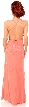 Beaded Formal Full Length Evening Dress — back