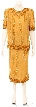 Short Sleeved 2-Piece Sequin Cocktail Dress