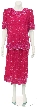 Two Piece Formal Blouse and Skirt Set