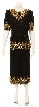 Sequin Flower Bud Two Piece Formal Gown