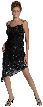 Short Asymmetric Beaded Formal