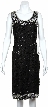 Two Piece Formal Evening Dress Set — in closeup