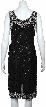 Two Piece Formal Evening Dress Set — back view