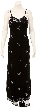 Two Piece Full Length Spaghetti Evening Gown and Jacket — without Jacket